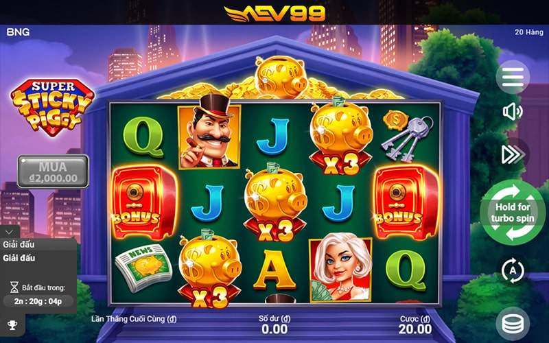 Giao diện Siêu Trộm Heo Vàng tại AEV99 Giao diện Siêu Trộm Heo Vàng tại AEV99
