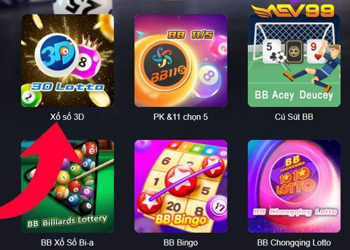 Cách tham gia Xổ Số 3D tại AEV99 Cách tham gia Xổ Số 3D tại AEV99