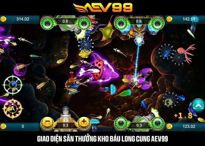 Giao diện săn thưởng Kho Báu Long Cung AEV99 Giao diện săn thưởng Kho Báu Long Cung AEV99