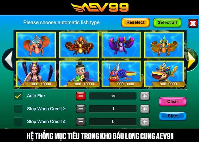 Một số boss lớn trong Kho Báu Long Cung AEV99 Một số boss lớn trong Kho Báu Long Cung AEV99