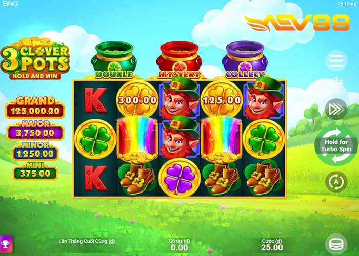 Giao diện quay thưởng nổ hũ 3 Bình Treo AEV99 Giao diện quay thưởng nổ hũ 3 Bình Treo AEV99